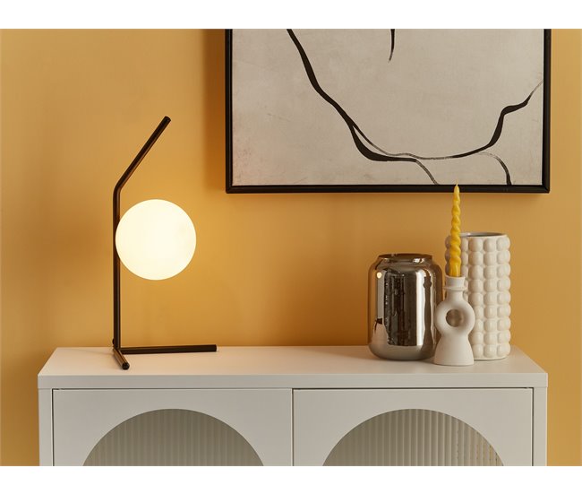 Beliani Candeeiro de mesa WAPITI Branco