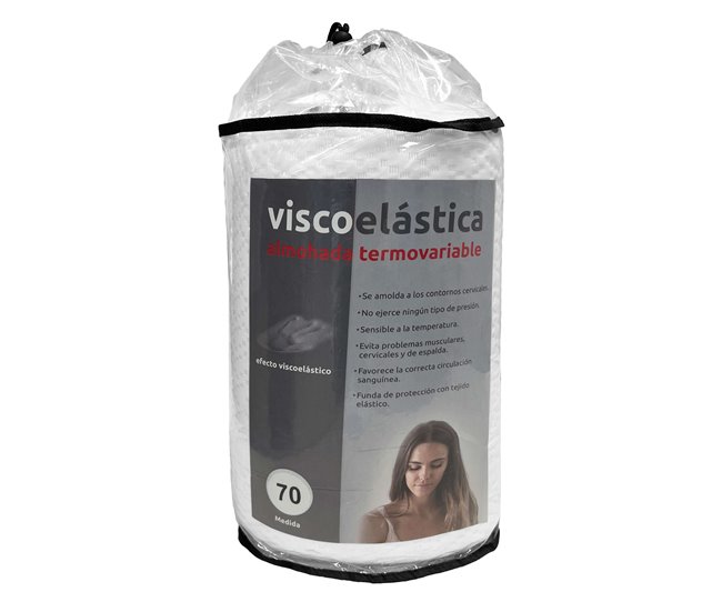 Travesseiro de alta viscoelástica 150x30 Branco