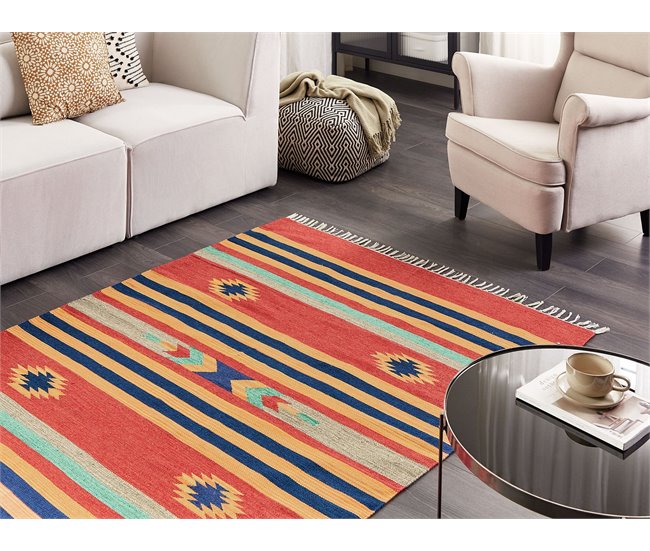 Beliani Kilim HATIS 140x200 Multicor