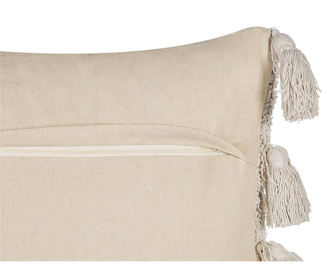Beliani Almofada decorativa BOUVARDIA Cinza