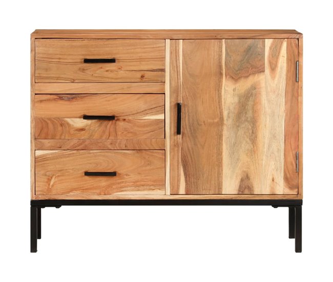 Aparador cómoda cómoda armario mueble organizador cocina salón salón Castanho
