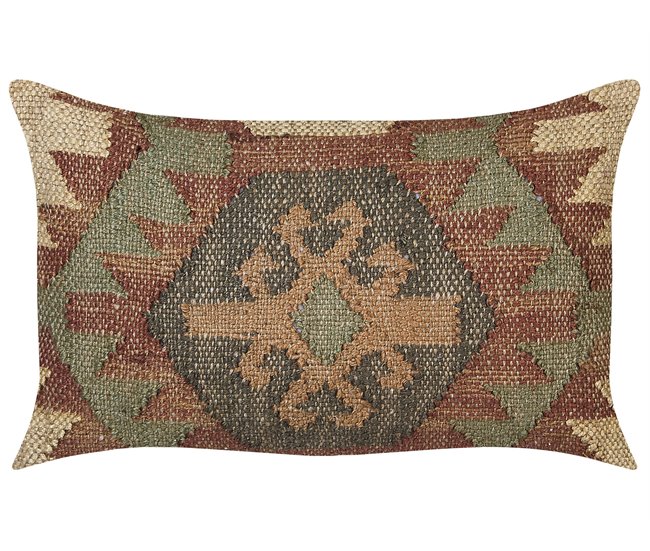 Beliani Almofada decorativa CUMBUM Multicor