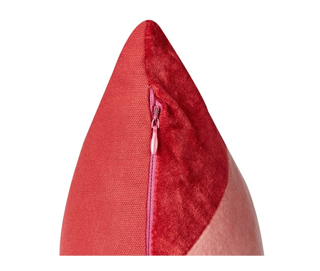 Beliani Almofada decorativa BORONIA Vermelho