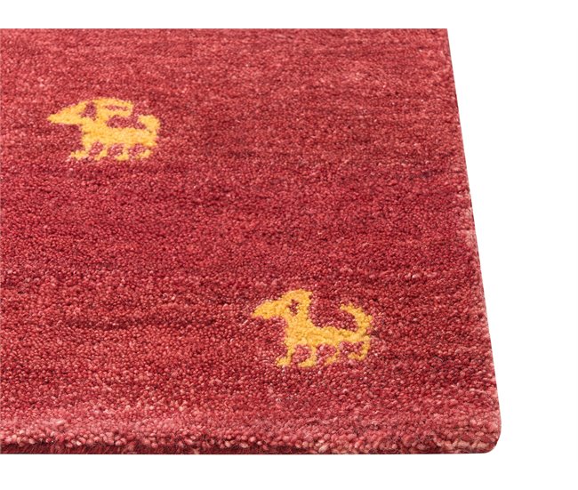Beliani Pelos curtos YARALI 200x300 Vermelho