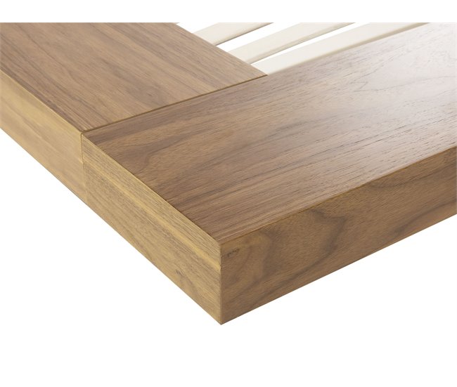 Beliani Cama com estrado MDF ZEN 308x229 Bege
