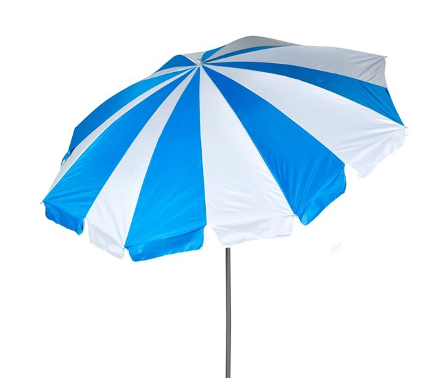 Aktive Guarda-sol grande  wister inclinável UV50 c/capa Branco/ Azul