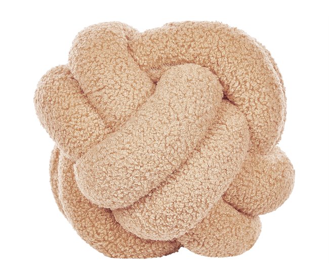 Beliani Almofada decorativa MALNI 19x19 Bege