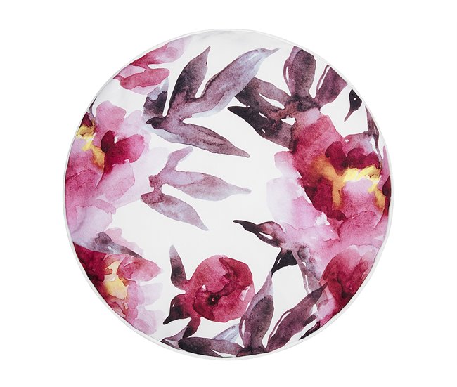 Beliani Almofada de jardim LANROSSO Branco