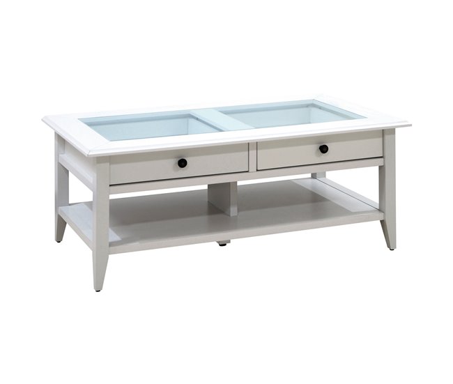 Mesa de centro retangular MELODY Branco