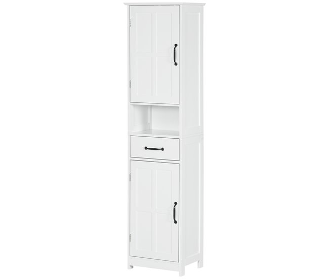 Coluna de Casa de Banho MDF Branco