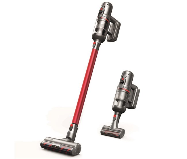 Aspirador de escoba Puppyoo® T12 HOME inalámbrico Preto