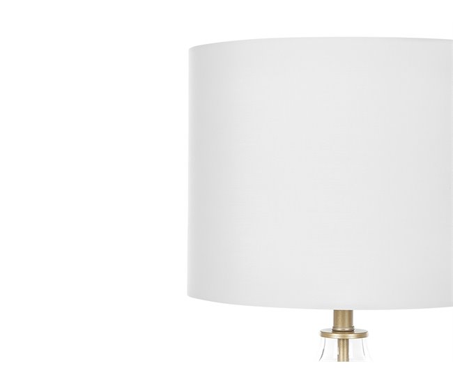 Beliani Candeeiro de mesa OKARI Branco