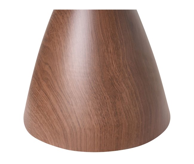 Beliani Mesa de apoio CORELLA 45x45 Castanho