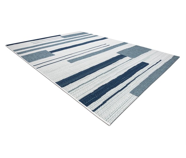 Tapete COLOR SISAL linhas 120x170 Azul