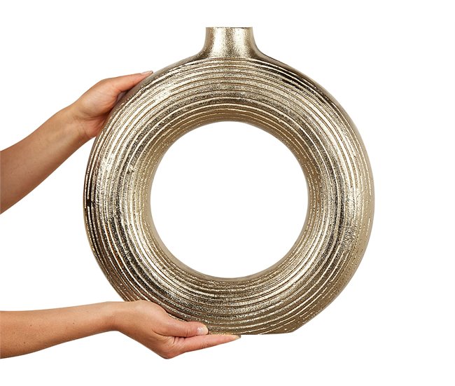 Beliani Jarro decorativo COMAL Dourado