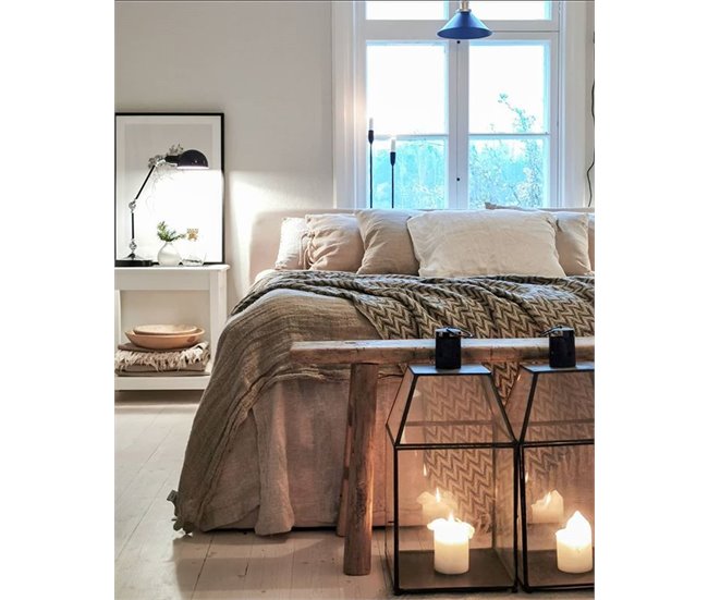Beliani Cama com estrado Poliéster ORBEY 197x212 Bege