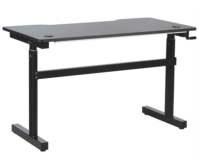 Beliani Secretária de jogos DURBIN 120x60 Preto