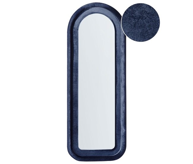 Beliani Espelho CULAN 60x4 Azul