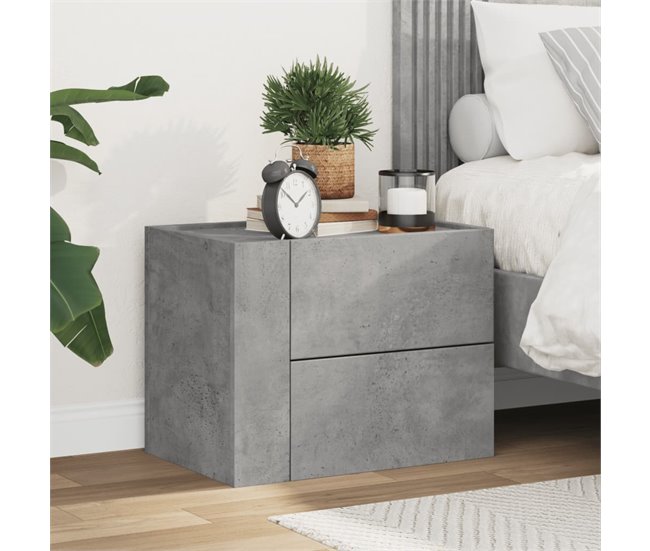 Soluna Home - Mesitas De Noche Dayton 30 Cinza