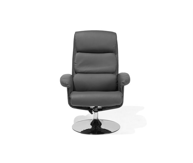 Beliani Cadeira de massagem LEGEND Cinza