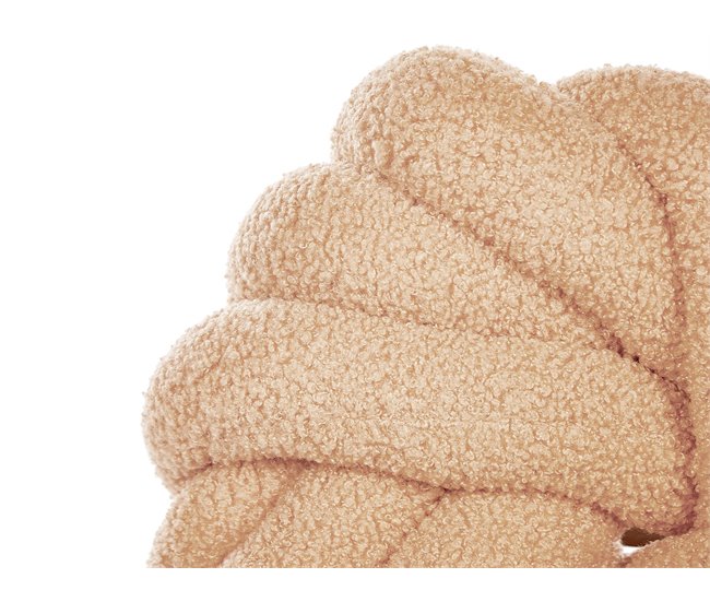 Beliani Almofada decorativa AKOLA 31x31 Bege