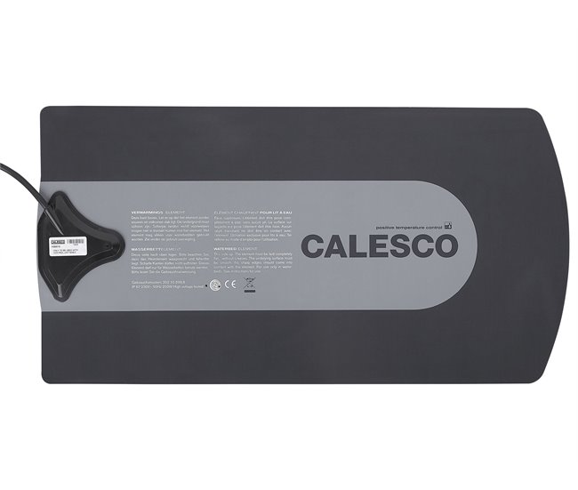 Beliani Cama de água Poliéster PARIS 195x228 Cinza