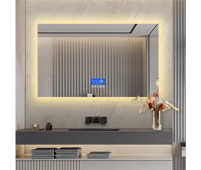 Espelho LED para banheiro 120x4 Transparente