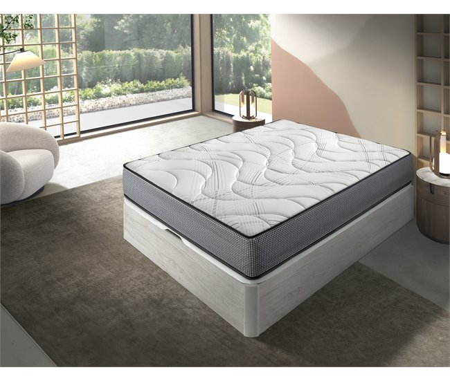 Conjunto colchão com sommier 150x190cm glaciar XTRA H9 SOMNALIS Glaciar