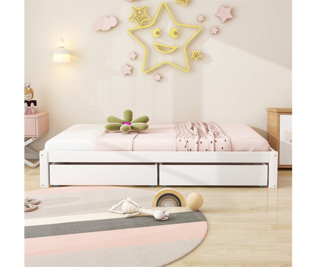 Camas individuais 97x206 Branco