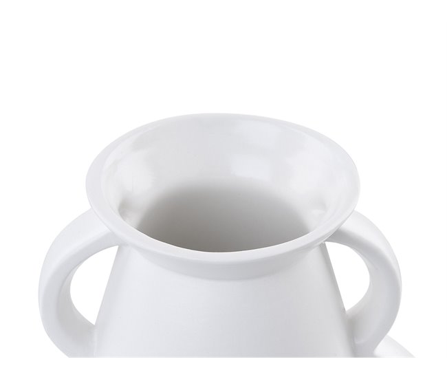 Beliani Jarro de flores KOROPI Branco