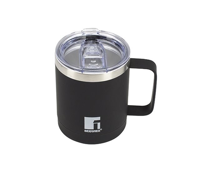 Caneca de Aço Inoxidável Coffe & Tea Lovers Preto