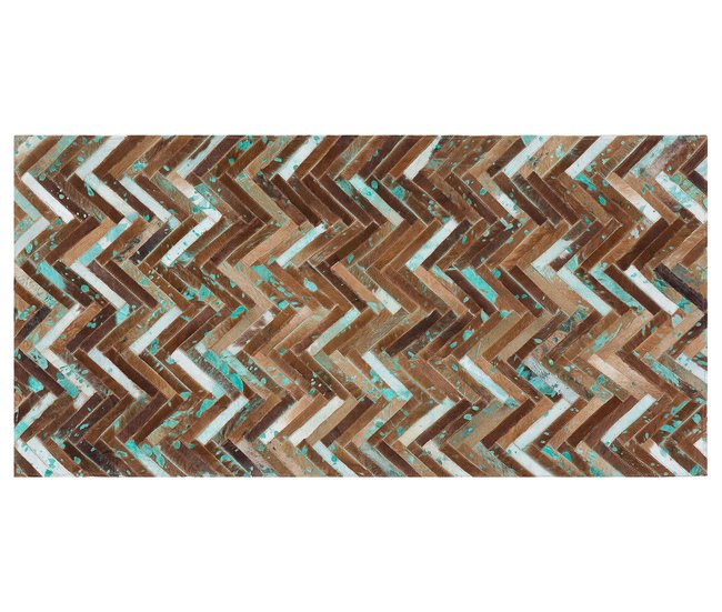 Beliani Pelos curtos AMASYA 80x150 Dourado