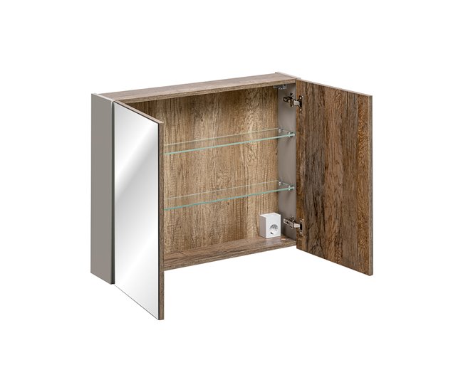 Armário de parede Éros Taupe Eros 80 Topo