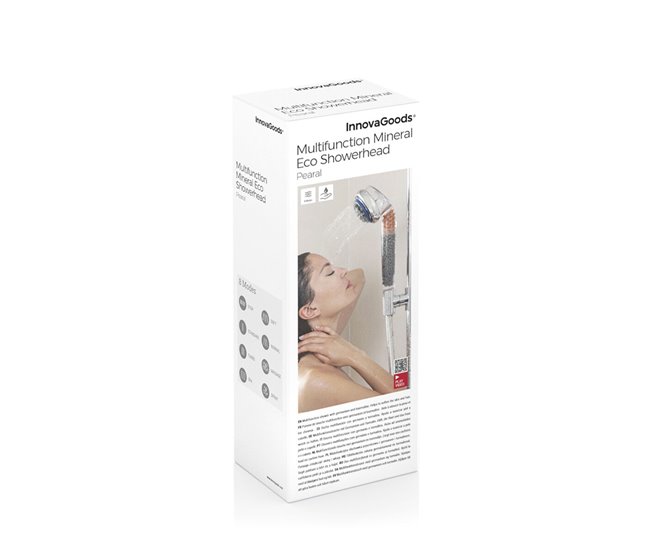 Eco-chuveiro Mineral Multifunção com Germânio e Turmalina Preto