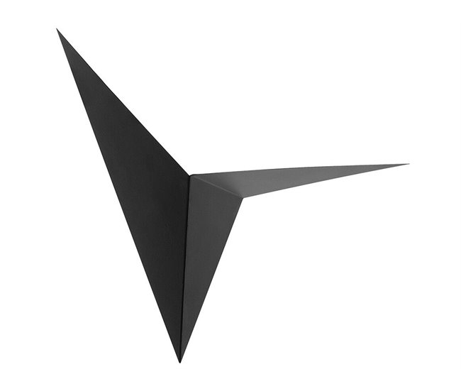 Beliani Candeeiro de parede BRIANCE Preto