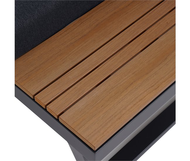 Set de jardim CORNER cor antracite Antracite