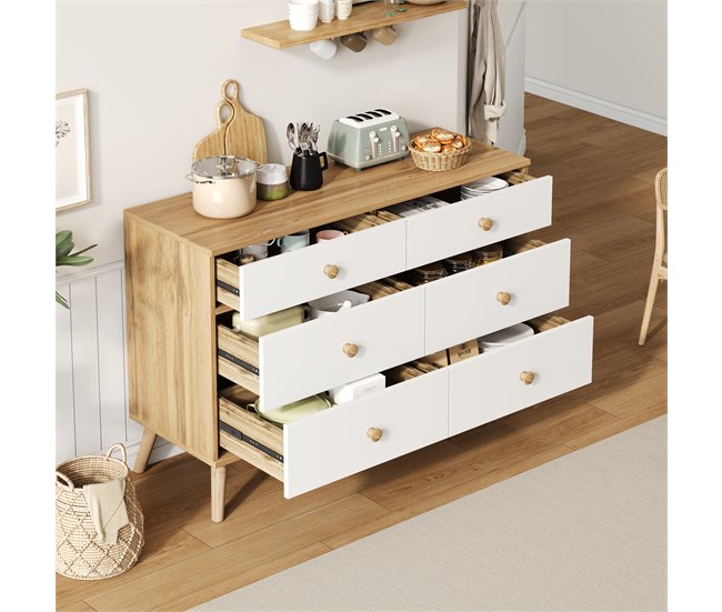 Aparadores Natural/ Branco