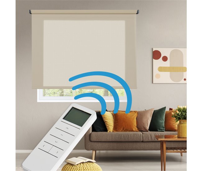 Estore de Rolo Translúcido automáticos com bateria e controlo 