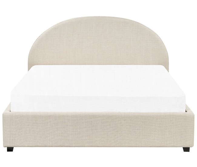 Beliani Cama baú Poliéster VAUCLUSE 174x214 Azul Claro