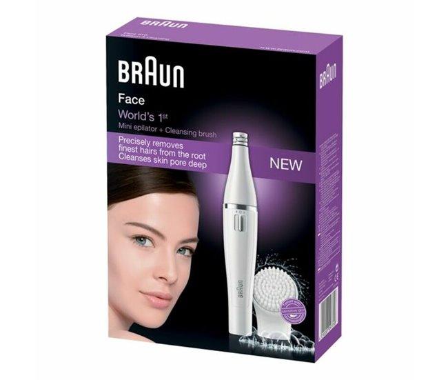 Aparelho de Limpeza-Depilação Facial Elétrico 810 Branco