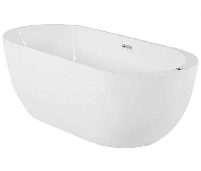 Beliani Banheira de interior NEVIS 80x170 Branco