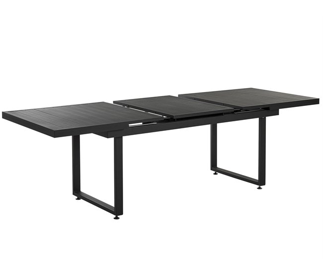 Beliani Mesa extensível VALCANETTO Preto