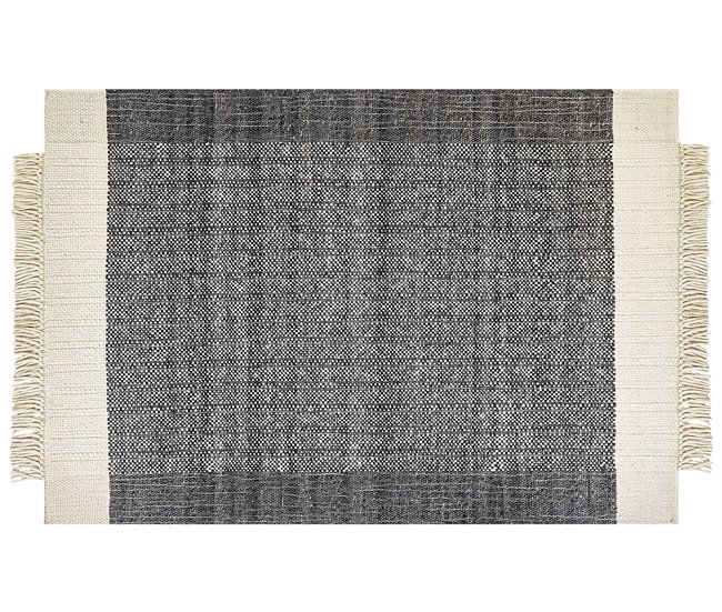 Beliani Pelos curtos ATLANTI 160x230 Branco/ Bege