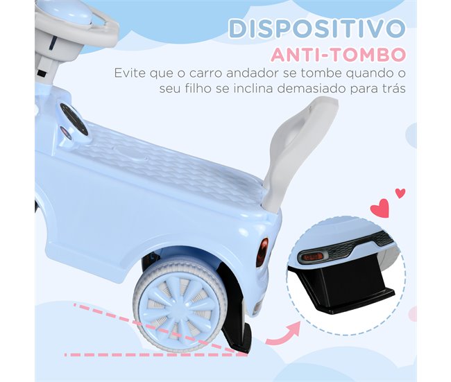 Carro Andador para Bebés PP AIYAPLAY Azul