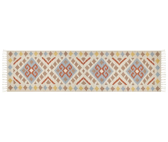 Beliani Kilim ATAN 80x300 Multicor