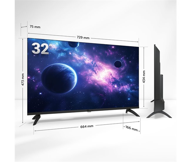 Televisão 32 polegadas - TD Systems PRIME32M20H Preto