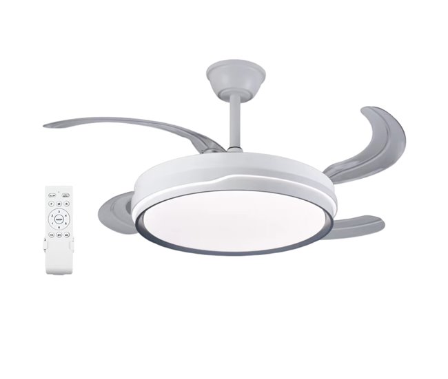 Ventilador de teto com motor dc leve e ultrassilencioso
