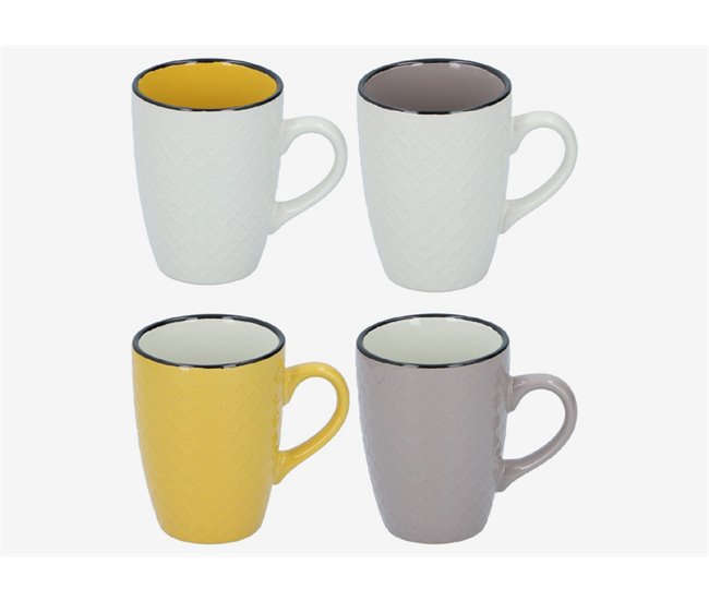 Caneca BREAKFAST cores sortidas 320ml Sortido