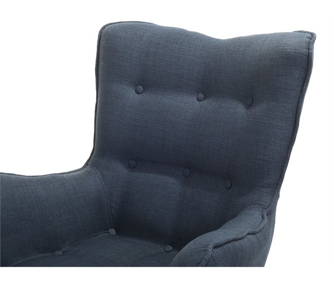 Beliani Poltrona VEJLE Azul
