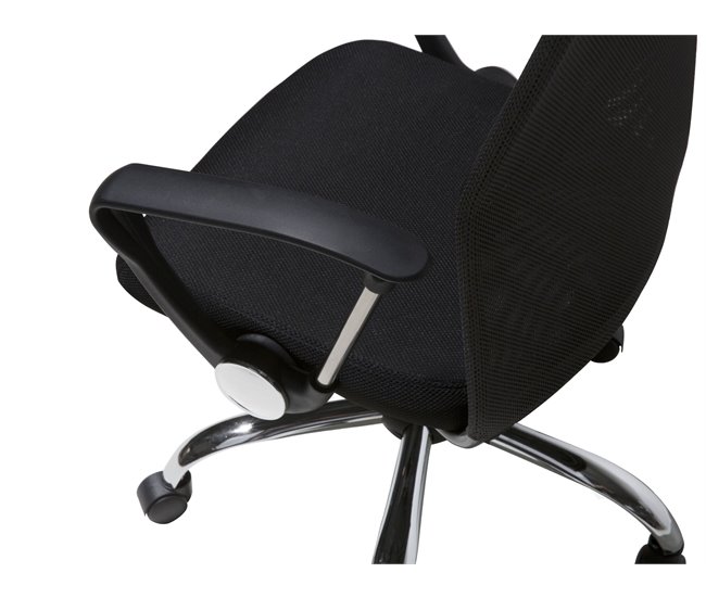 Beliani Cadeira de escritório DESIGN Preto